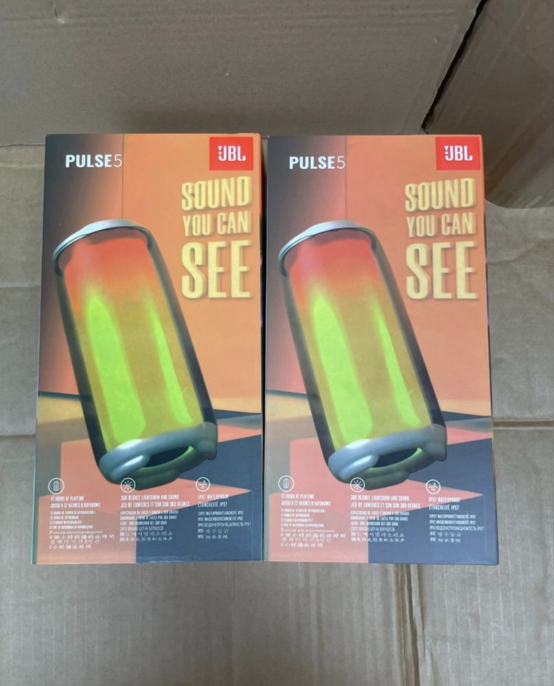 JBL Pulse 5 Czarny-Biały
