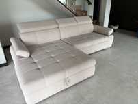 Piekna kanapa Blac Red White