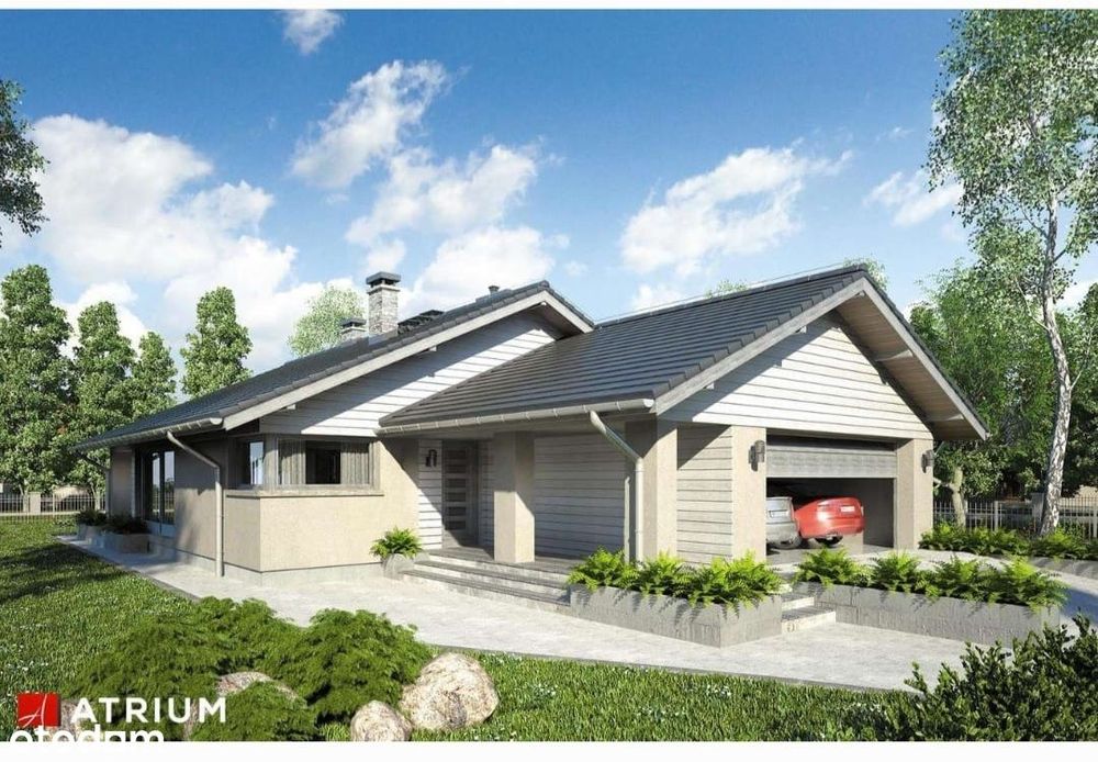 Działka budowalana z rozpoczętą budową