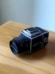 Kit Hasselblad 503CW, Zeiss CFE 80mm, Winder, Prism e Back 6X6