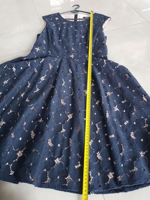 Sukienka Orsay 40 L 12 Elegancka rozkloszowana Ażurowa