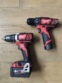 Акум. Шуруповерти Milwaukee M18 BDD, M12 BDD