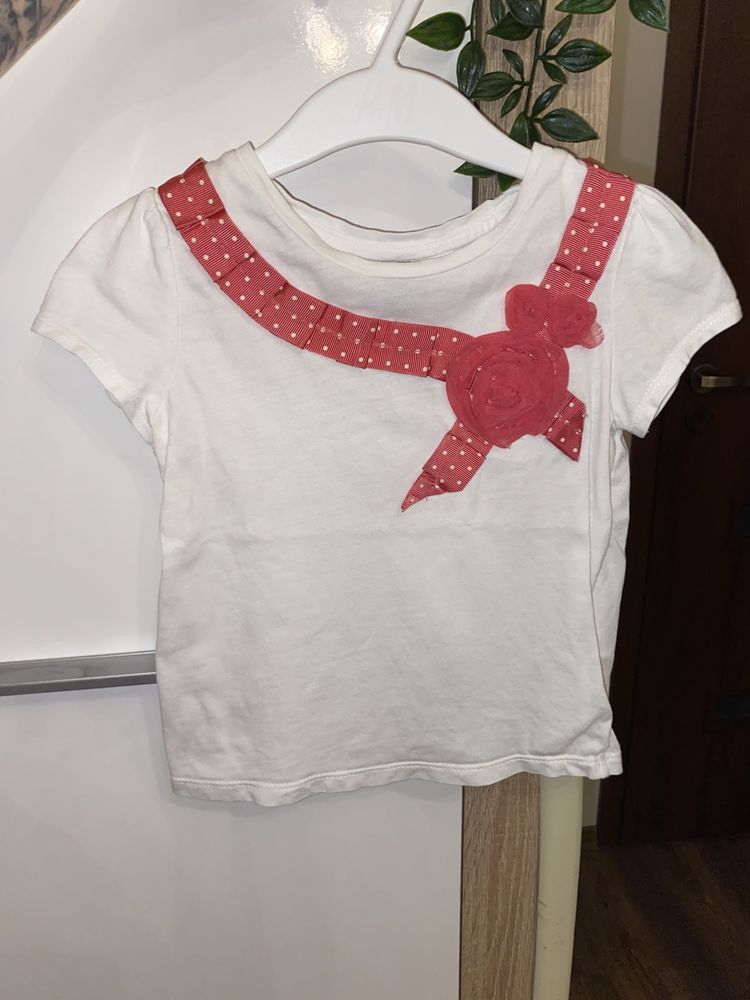Bluzka baby GAP 98 bawełna 100 % UK koszulka t-shirt elegancka święta
