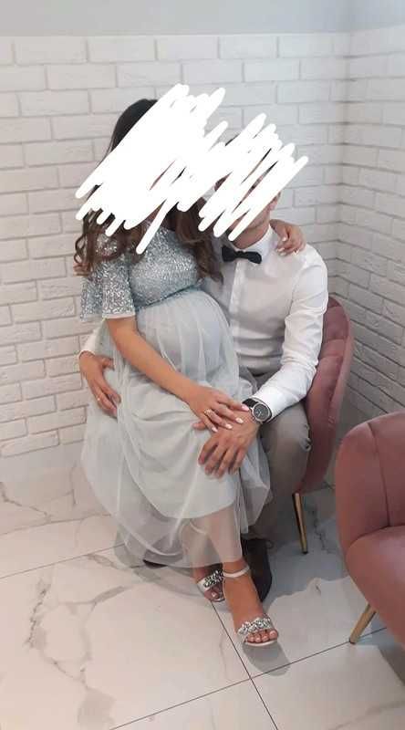 Sukienka baby shower ciążowa ASOS Maya DELUXE
