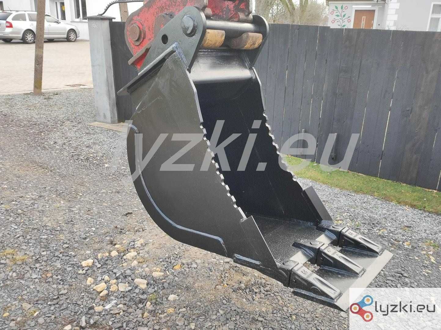 Łyżka 60cm Koparka Dowolne mocowanie 500kg Lemiesz Hardox Zęby CAT