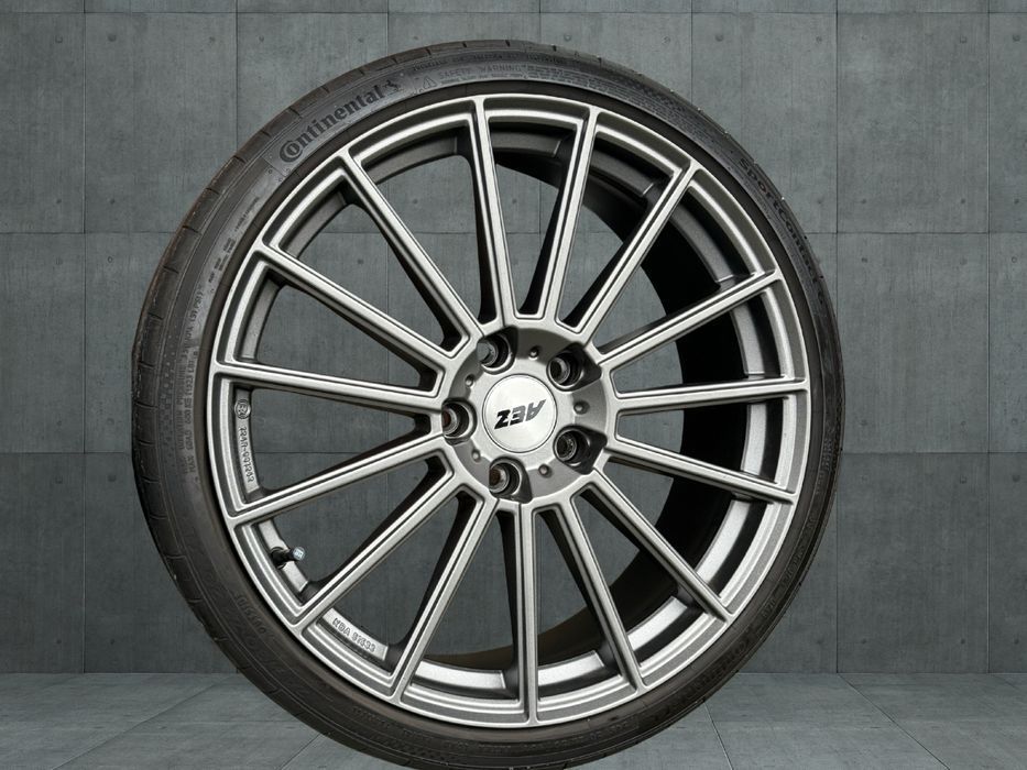 Koła Felgi 5x120 R20 AEZ Steam opony letnie 245/30R20 Continental