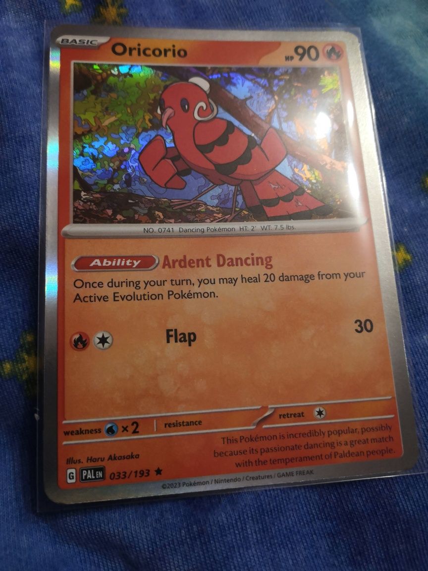 Oricorio Holo 033/193 Paldea Evolved