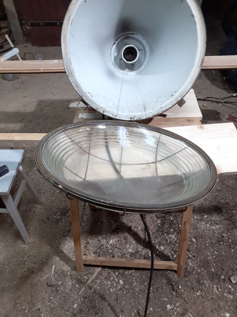 Lampa warsztatowa prl