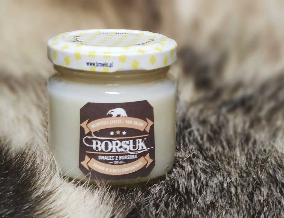 Smalec sadło z Borsuka - słoik nr 1 (100 ml)