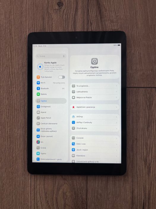 APPLE IPAD 9 GEN 64 GB | WiFi, Idealny Stan, 100% Baterii