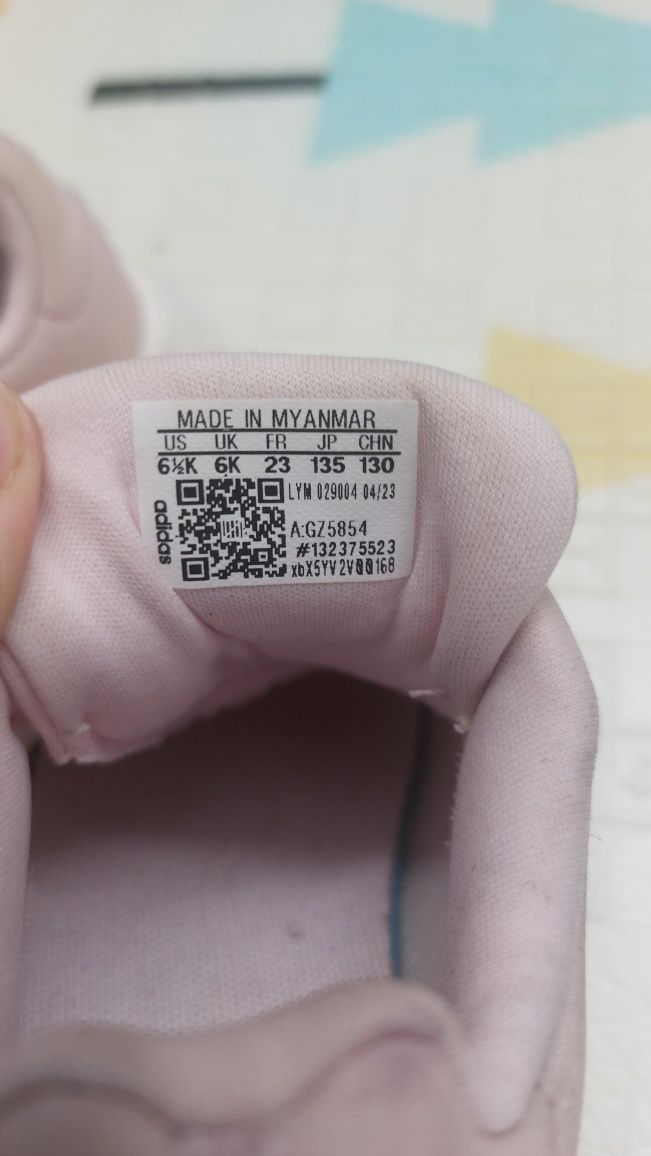Buciki różowe matki adidas rozm 23