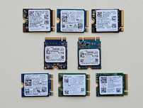 SSD 256Gb M.2 2230 NVMe PCIe Gen3.0 x4 Kioxia WD Samsung