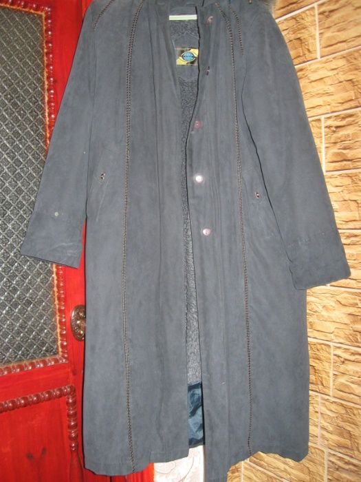 зимове-демісезонне пальто з підкладкою розмір XXL