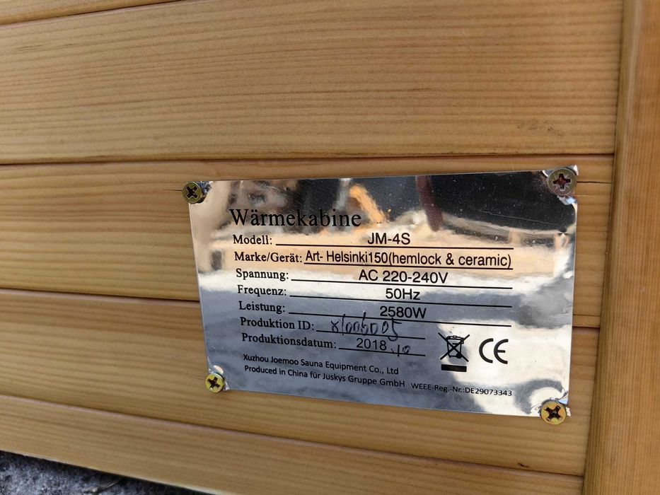 Sauna FIŃSKA + Sauna INFRARED 2w1 nowy piec 3kW zwykły prąd 2 Leżaki