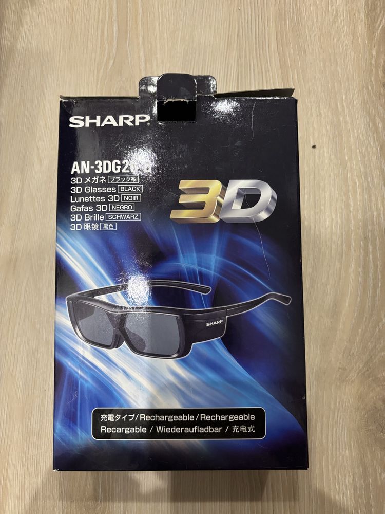 Okulary Sharp 3D Aktywne AN-3DG20-B
