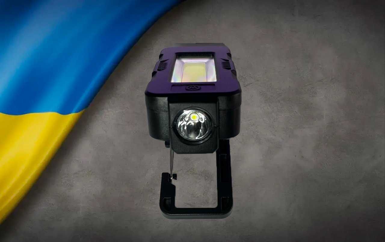 Очень яркий LED прожектор/фонарик,встроенный аккумулятор Li-ion 1200ma
