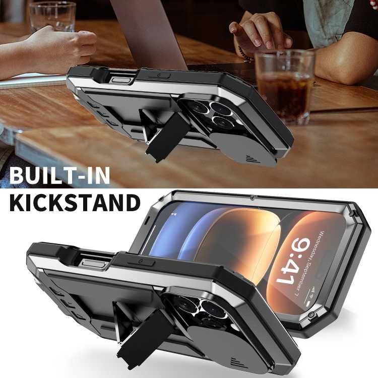 R-JUST Pancerne Etui Antywstrząsowe do iPhone 16 Pro