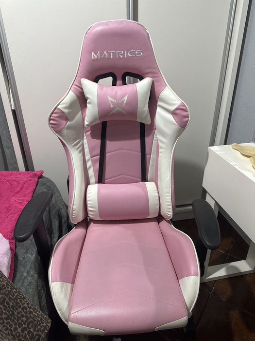 Cadeira gaming rosa