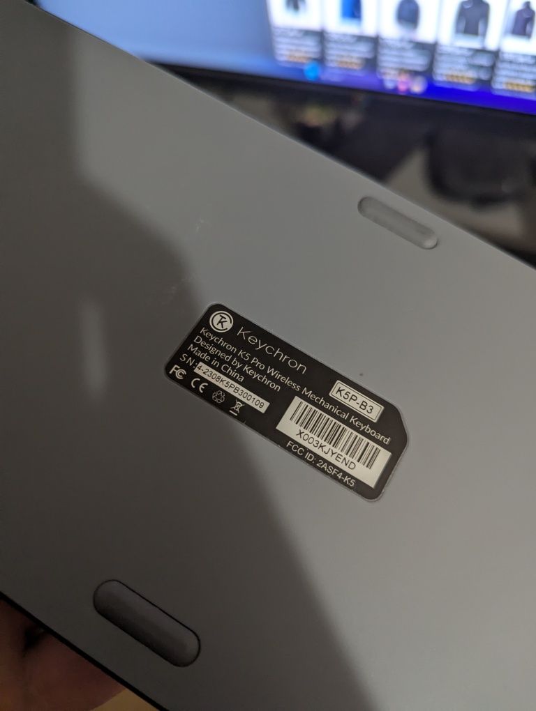 Klawiatura mechaniczna bezprzewodowa Keychron K5 PRO K5P-B3