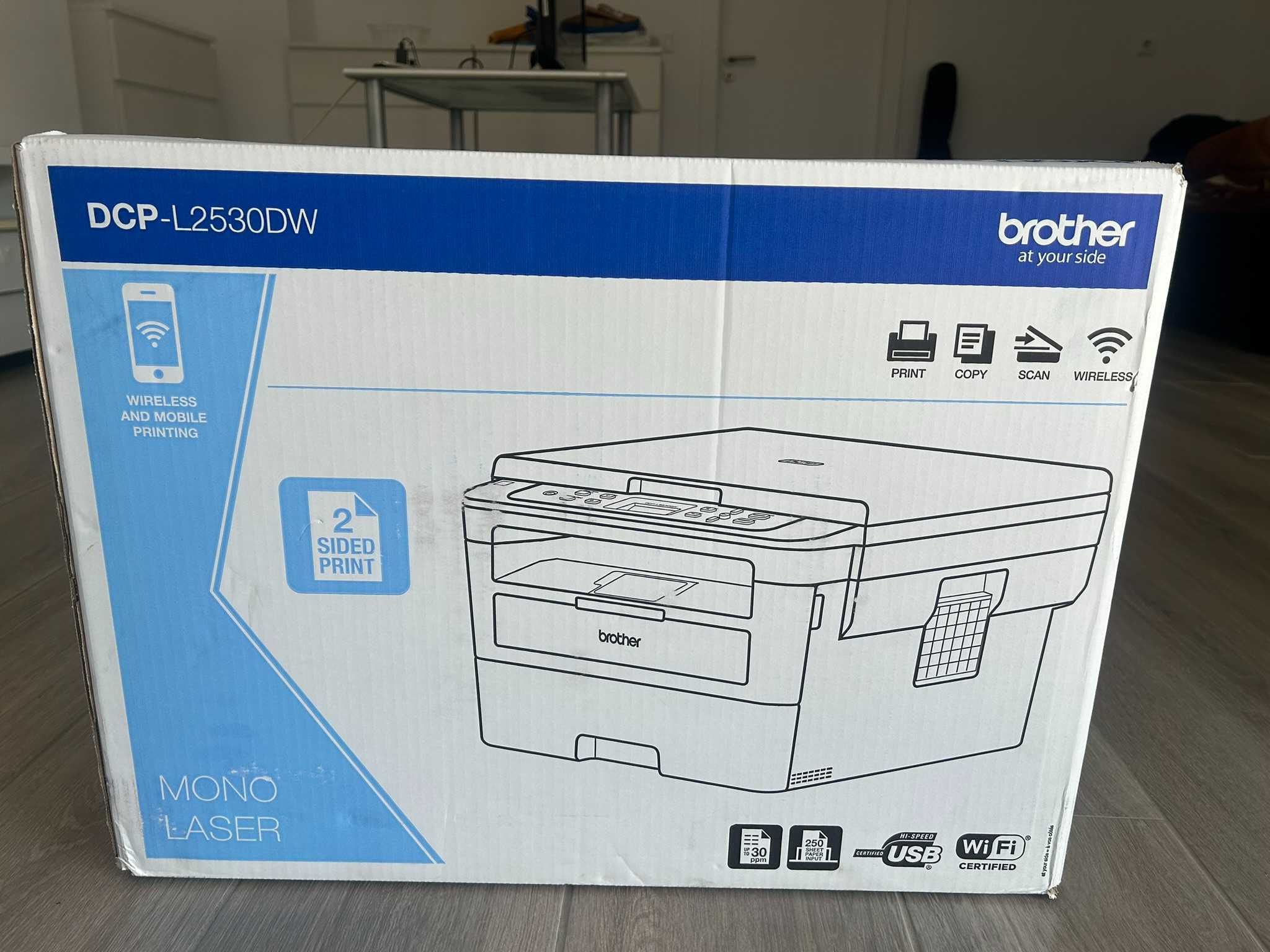Impressora BROTHER L 2530 DW  - Nova