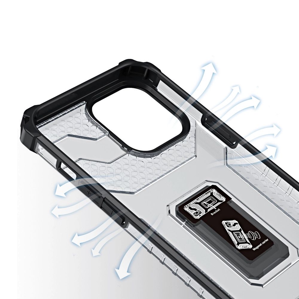 Crystal Ring Case etui pokrowiec + magnetyczny uchwyt iPhone 13 Pro