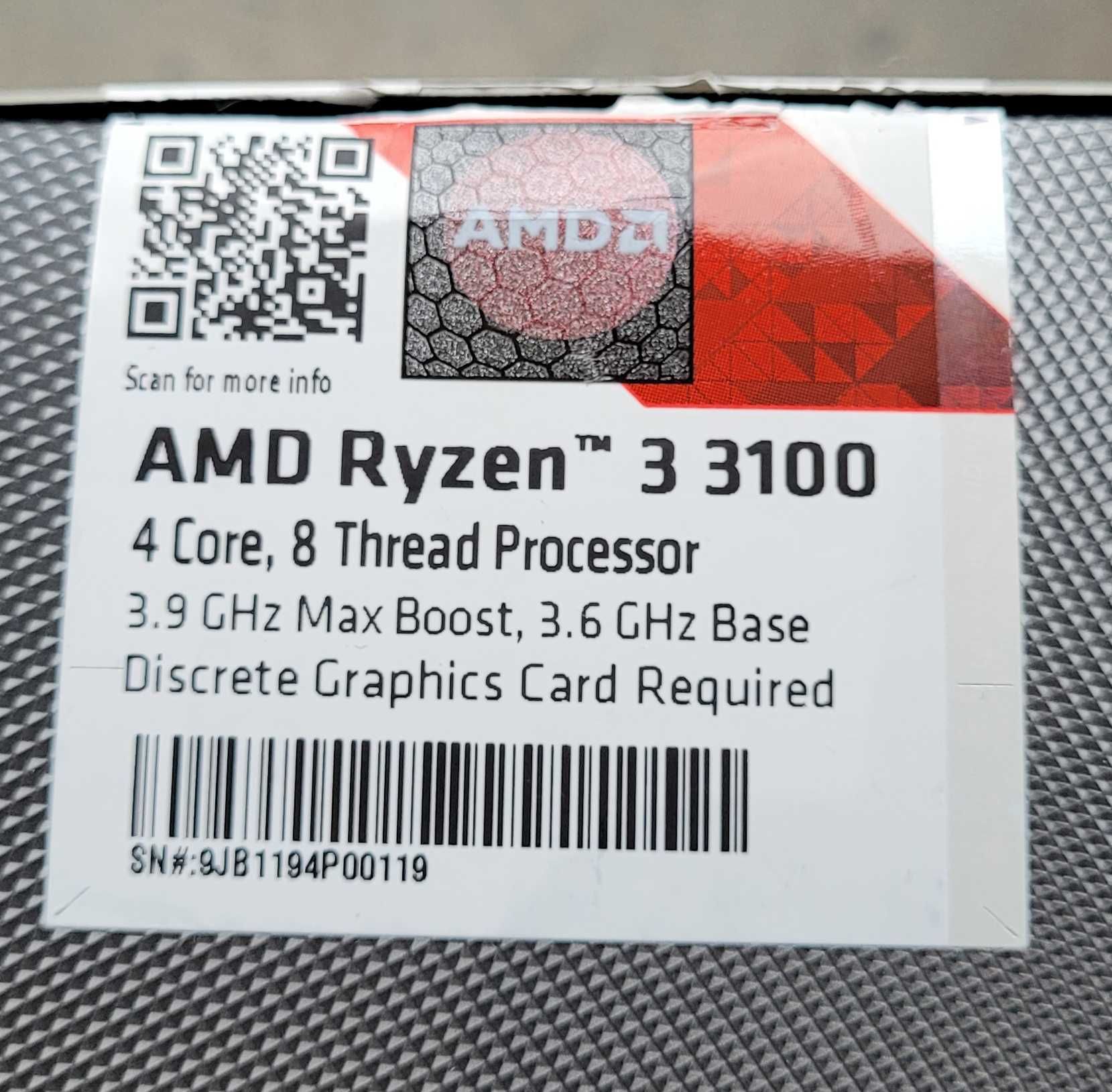 Procesor AMD Ryzen 3 3100 box