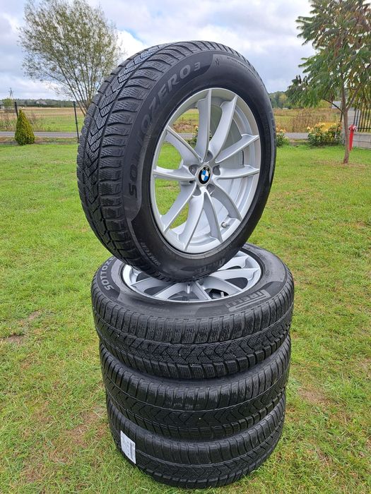 Super okazja! 5X112 Oryginalne koła zimowe BMW X3 X4 Pirelli 225/60 18