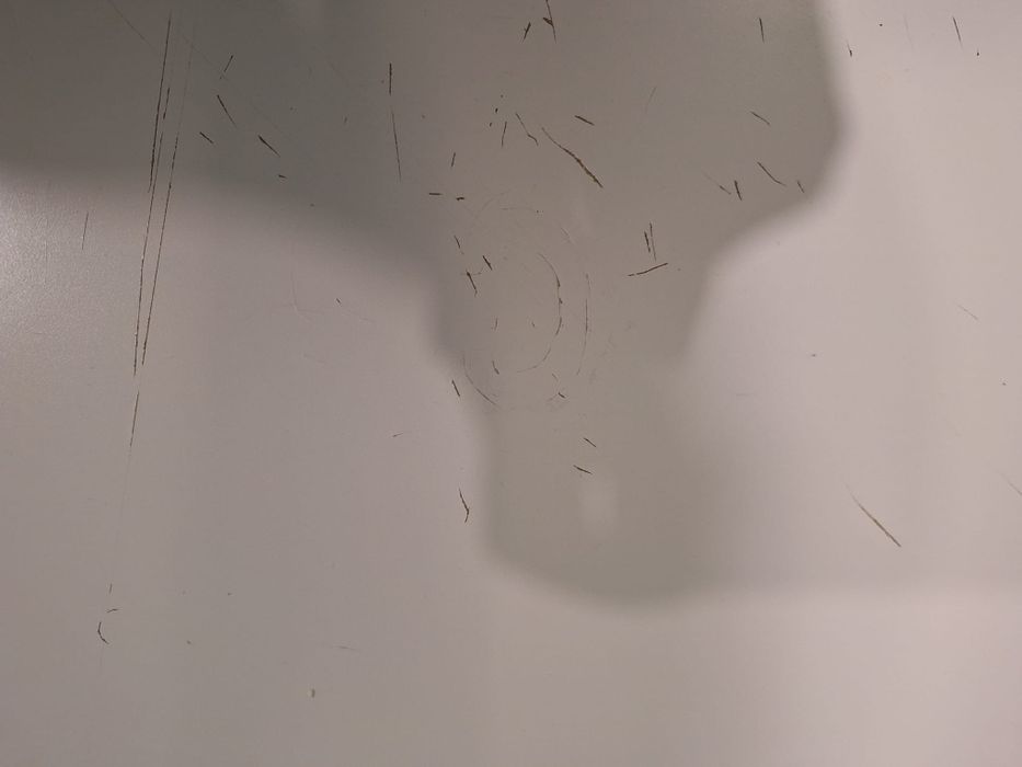 MICKE Secretária, branco, 142x50 cm