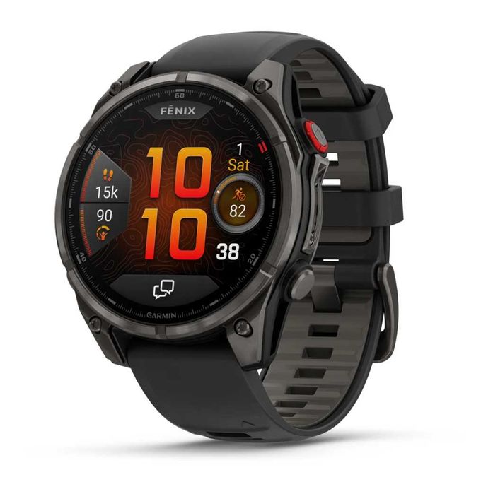 Годинник Garmin Fenix 8 Pro 47 mm AMOLED Sapphire Carbon grey DLC tit.