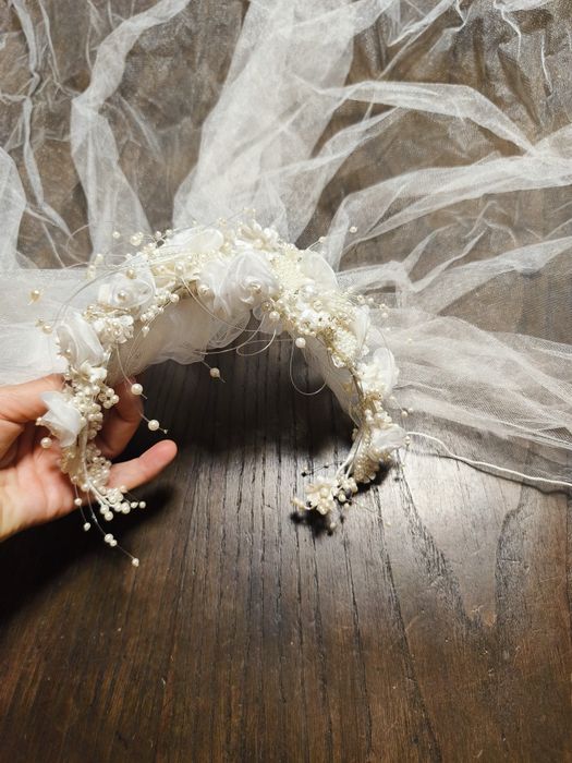 Bandolete Noiva com véu