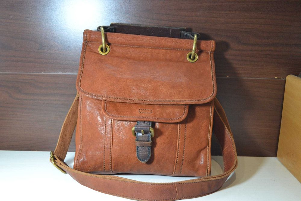 fossil сумка мужская барсетка кросбоди кожаная оригинал