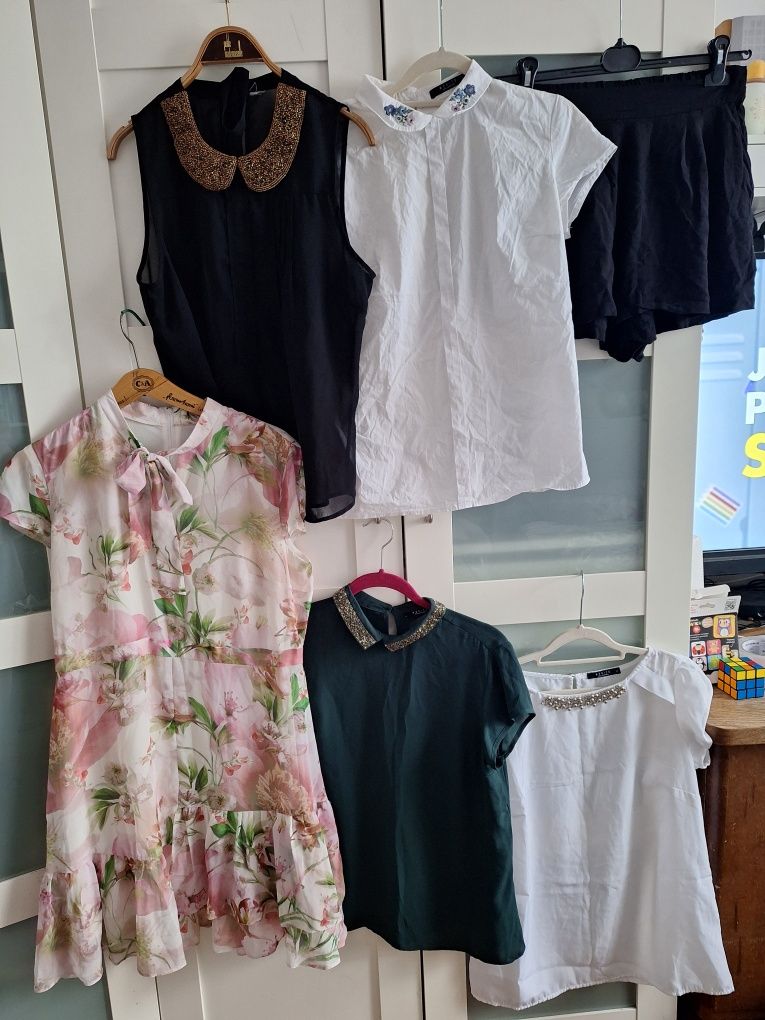 Zestaw ubrań M 38 L 40 eleganckie letnie Mohito Orsay Reserved HM Zara