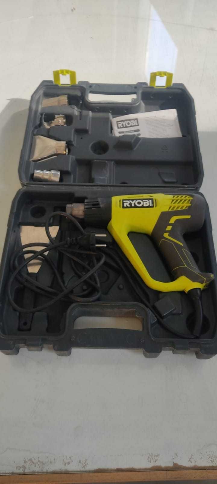 PISTOLA DE AR QUENTE 2000W COM ECRÃ RYOBI