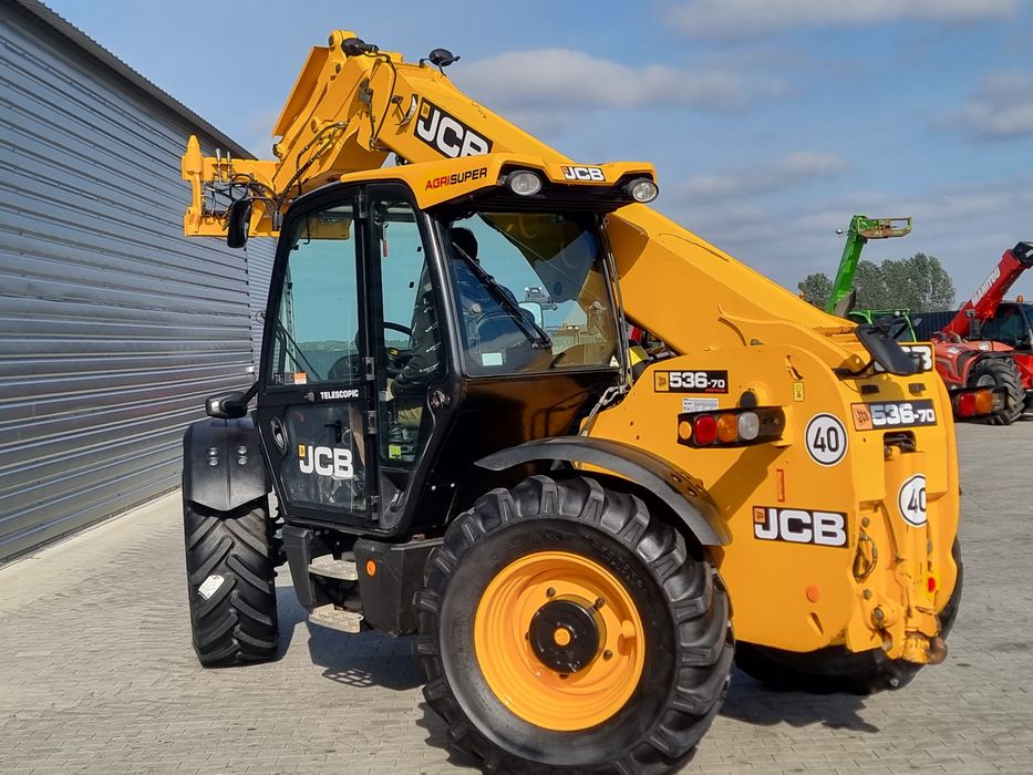 Ładowarka teleskopowa JCB 536-70 AgriPlus 14r, Widły, Klimatyzacja,