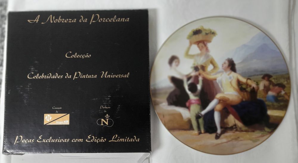 Prato Porcelana de colecção