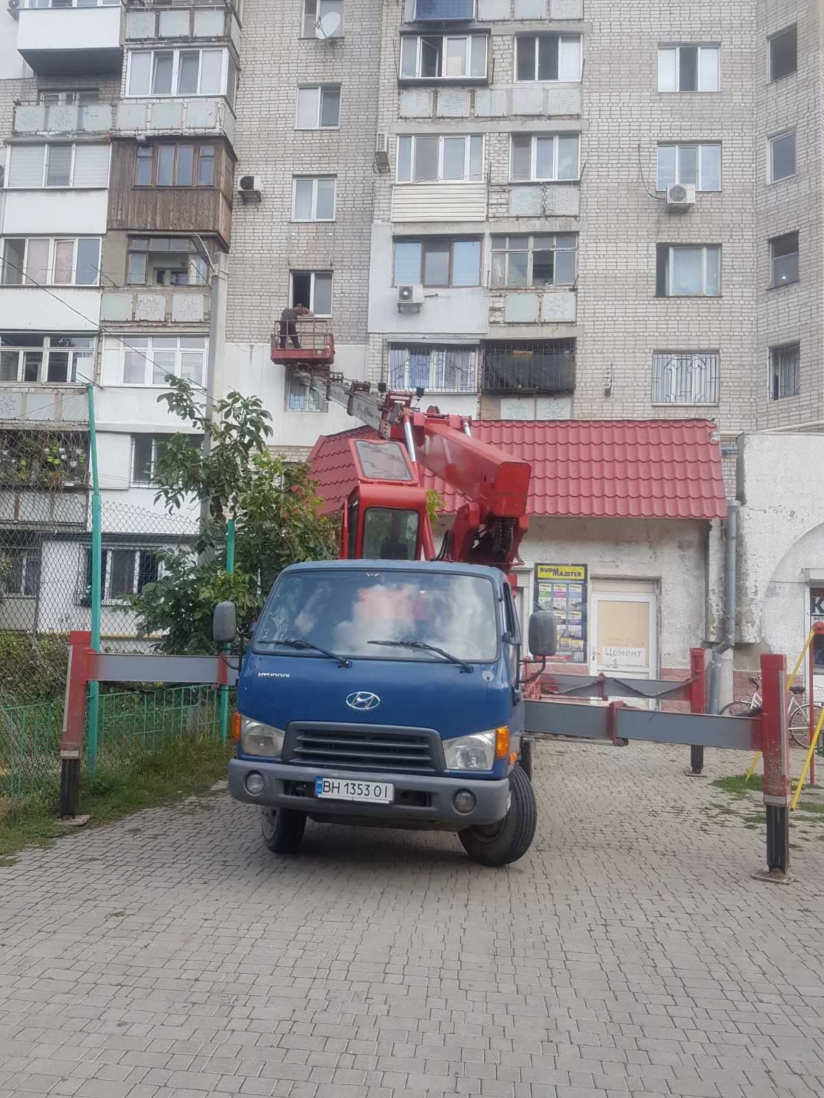 Услуги, аренда автовышка высотой 20м 25м 28м заказ Одесса и область
