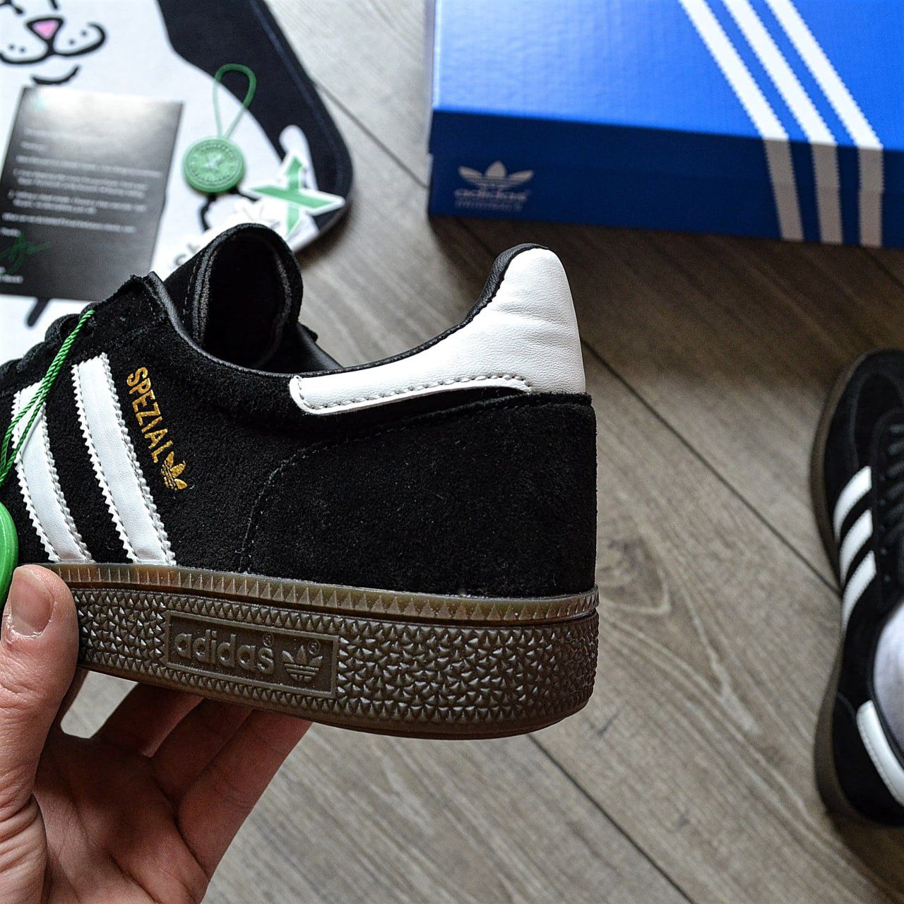 Кроссовки Adidas Spezial мужские черные Адидас Adidas Samba Hamburg CP
