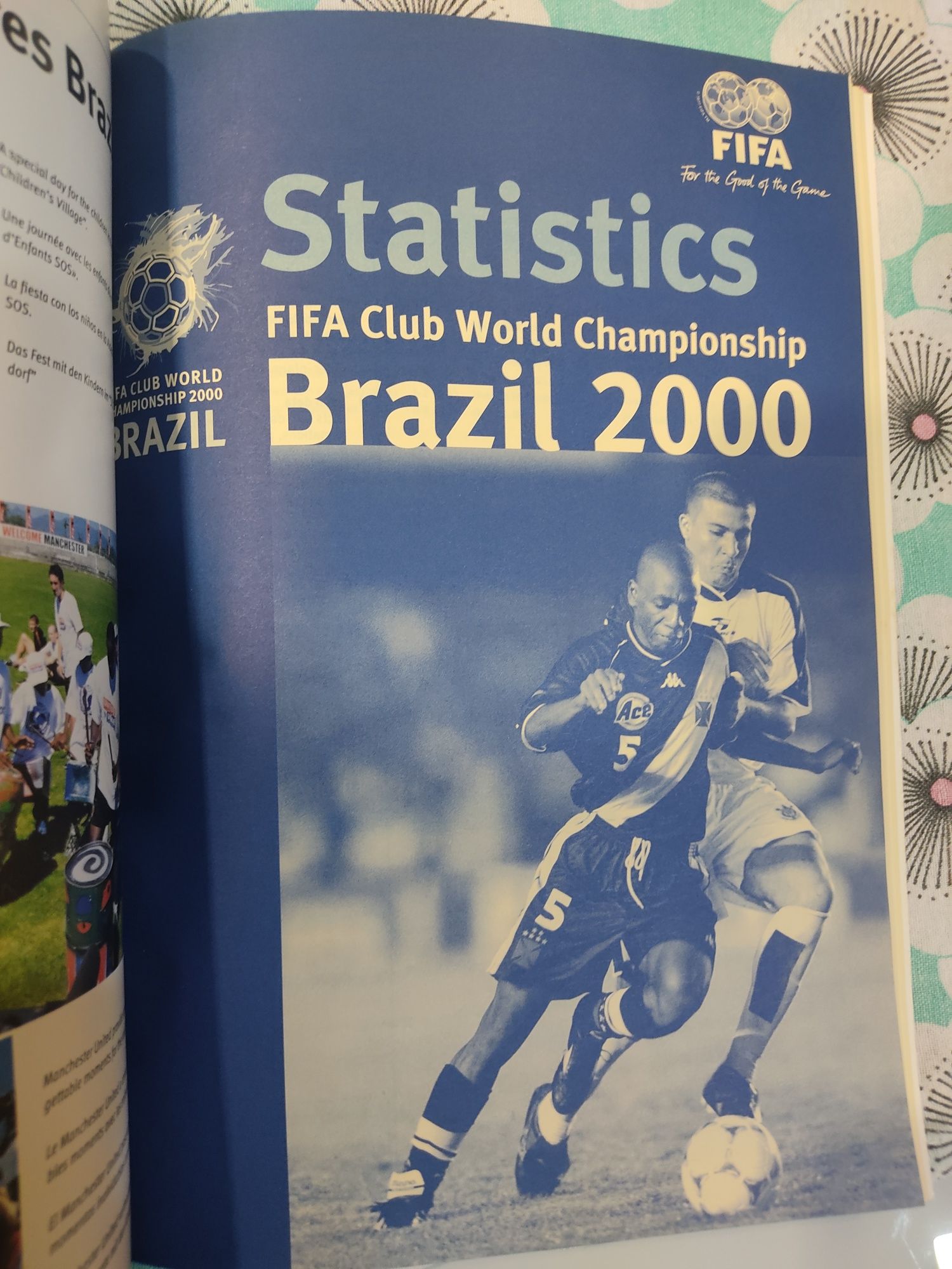 Livro oficial de FIFA club World Championship Brazil 2000