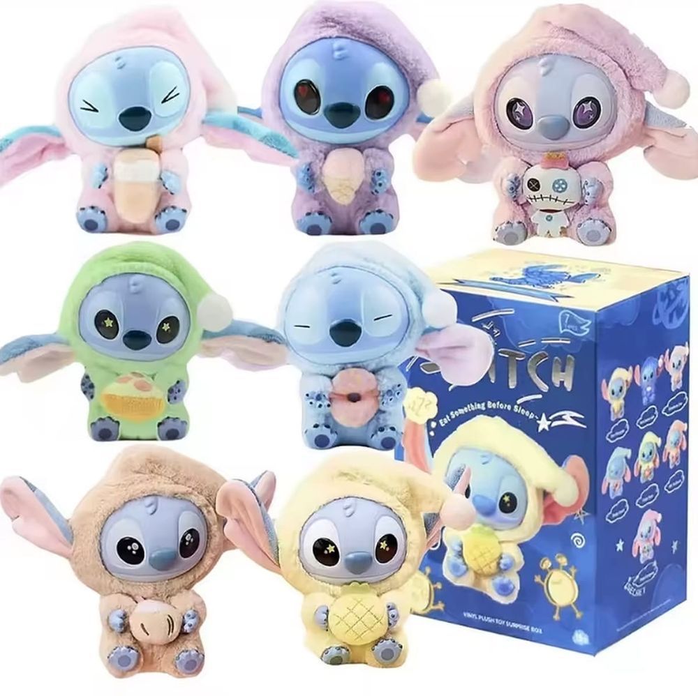 Іграшка фігурка-брелок Стіч Stitch Лабубу 15см, колір - сюрприз