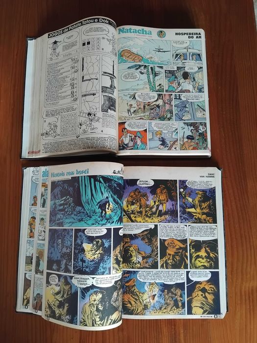 Banda desenhada, revistas encadernadas, anos 70