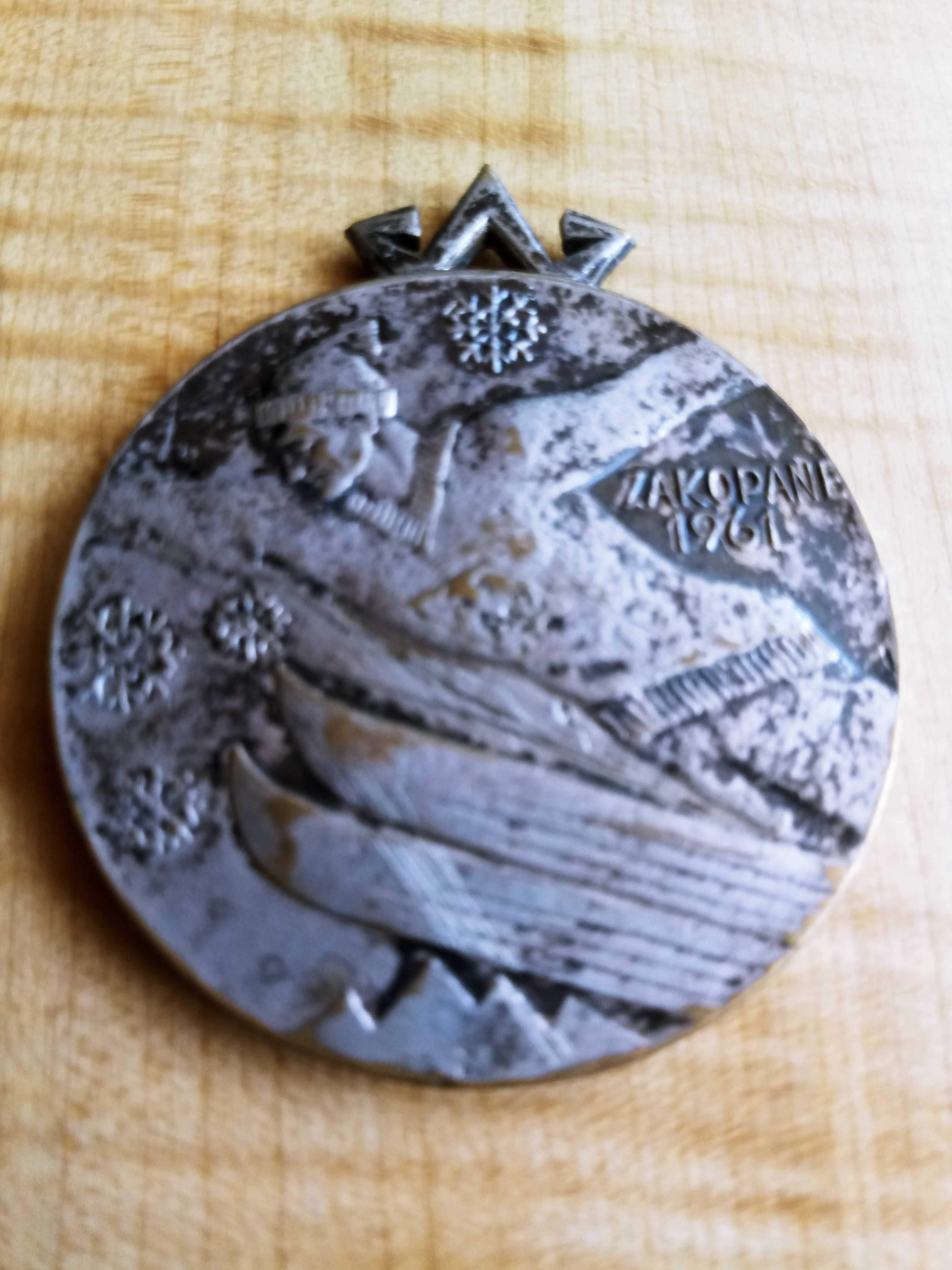 Medal srebrny Zakopane 1961 rok.