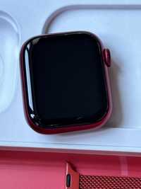 Apple Watch 7 41 mm czerwony red idealny