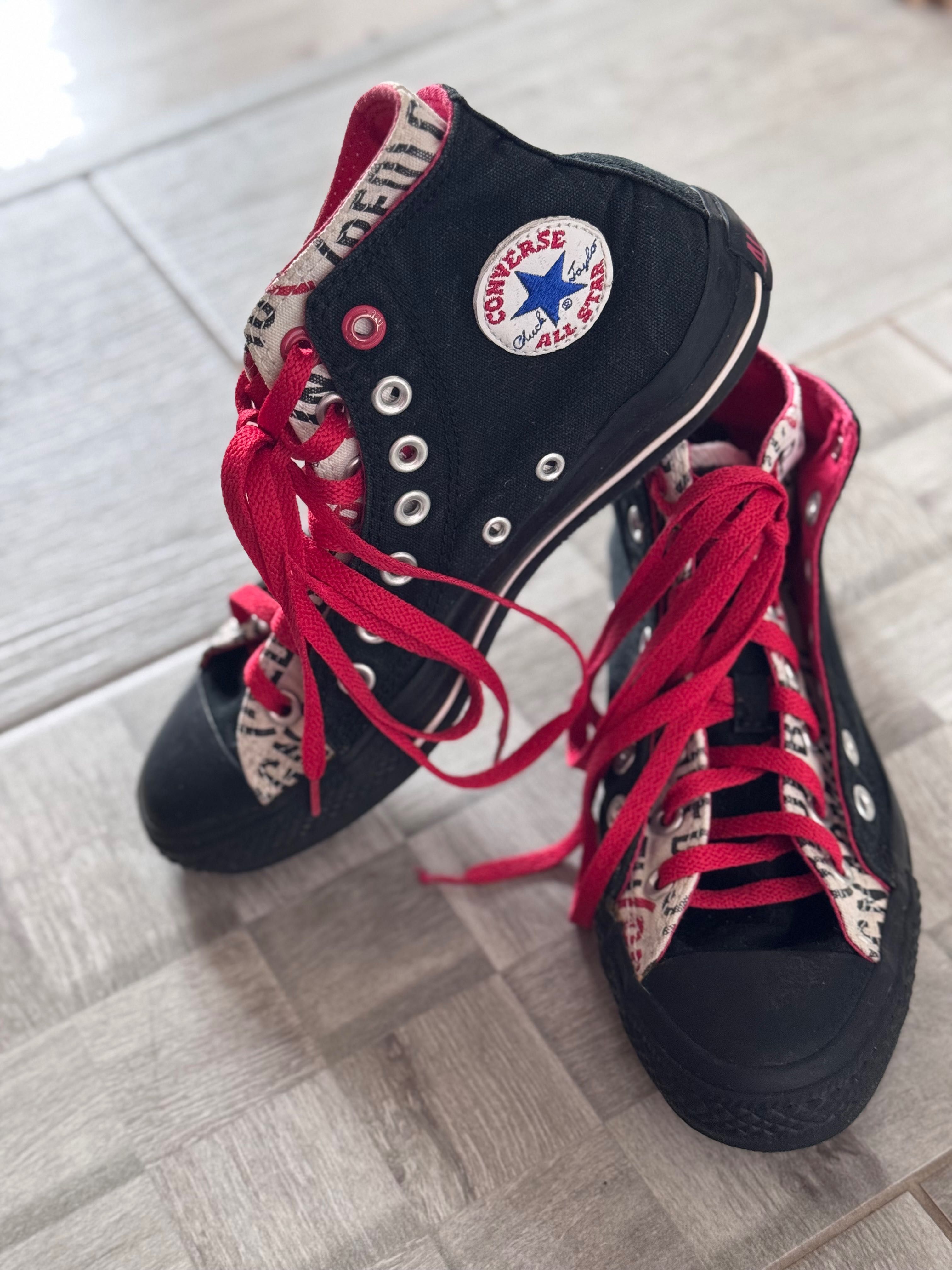 Trampki wysokie Converse 39 24,5cm All Star dwuwarstwowe limitowane