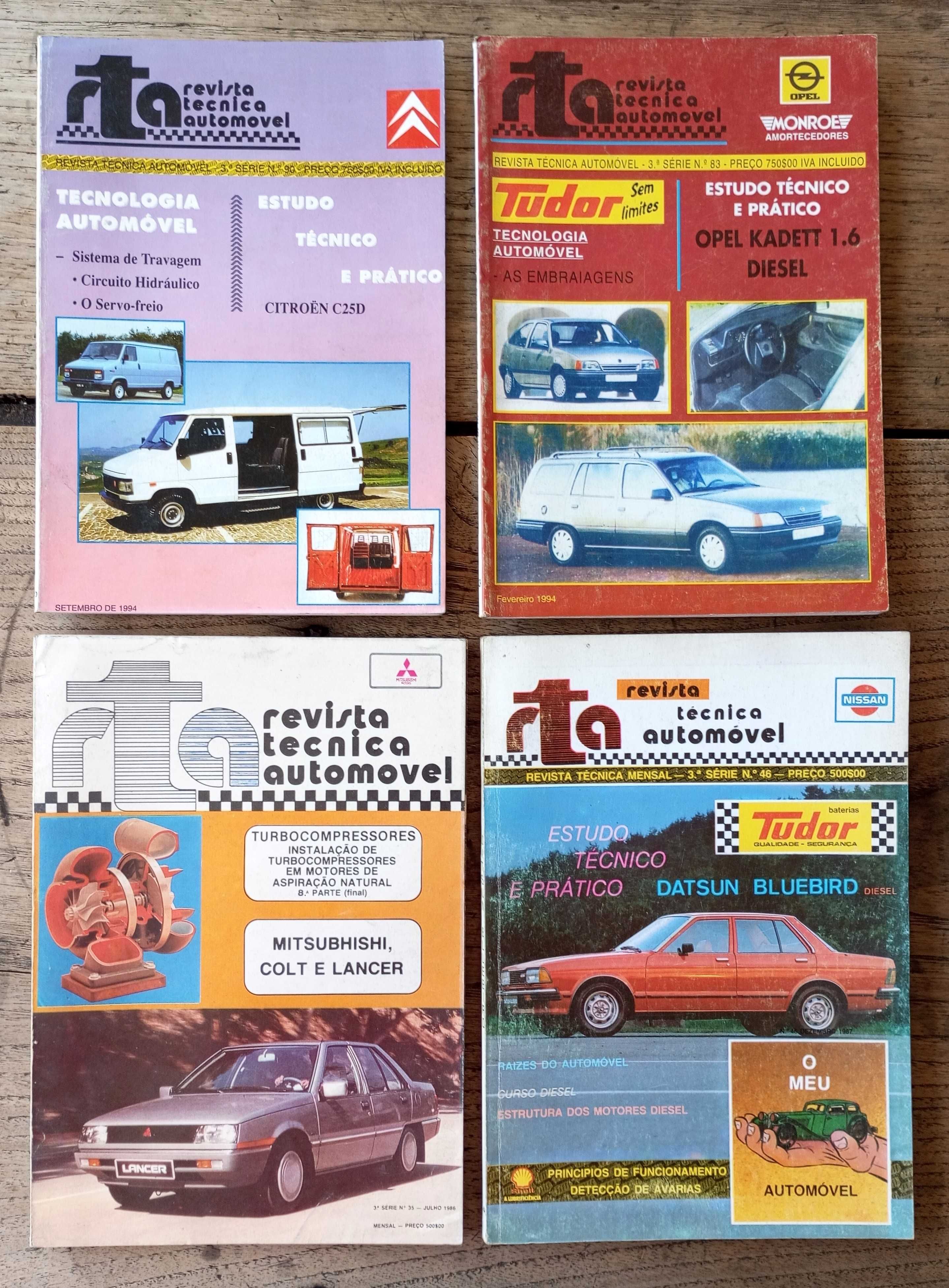 RTA Revista Técnica Automóvel anos 80 e 90