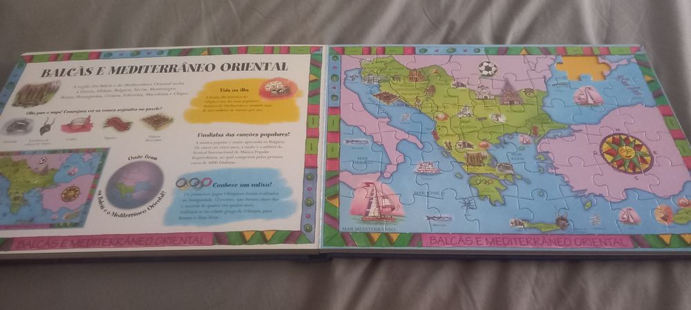 Europa livro puzzle