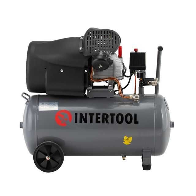 Компрессор Intertool pt-0004 50 литров, 354 л./мин., 10 атм. МЕДЬ!!!