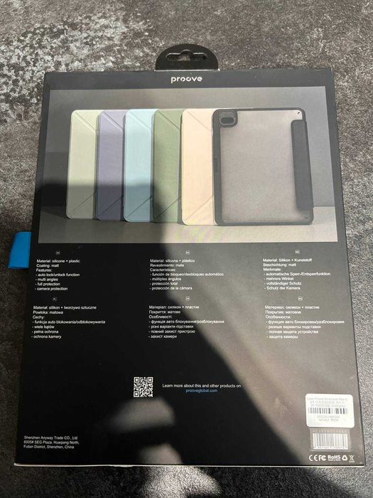 Чохол Proove Solid Case для iPad/Айпад Сірий