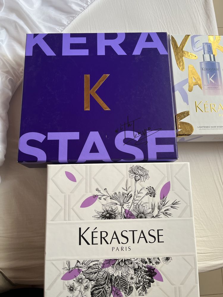Tenho varias caixas da kerastase e da loreal vazias