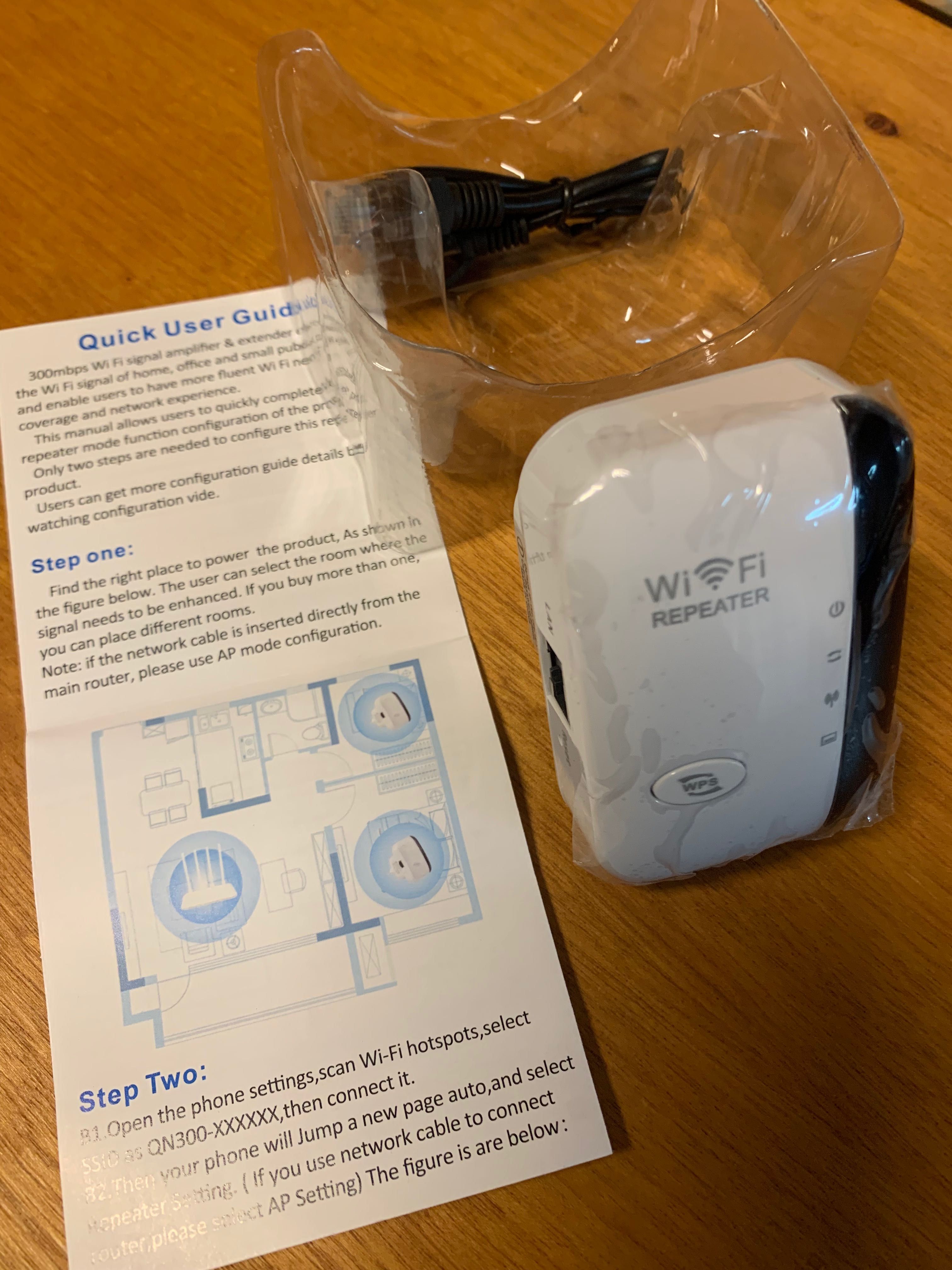 Repetidor AP WIFI Wireless 2,4Ghz N300Mbps