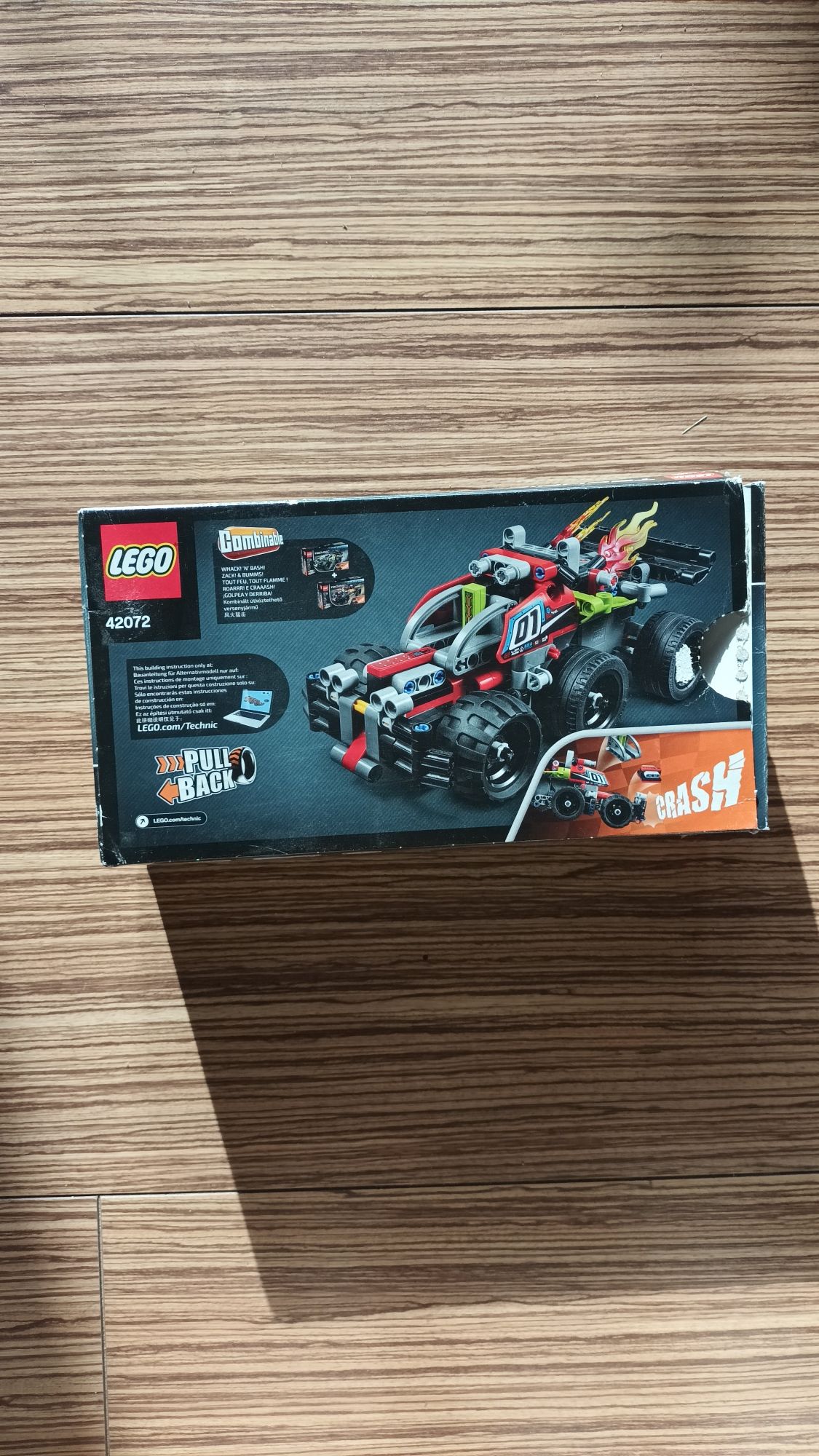 LEGO Technic 42072 - Żółta wyścigówka